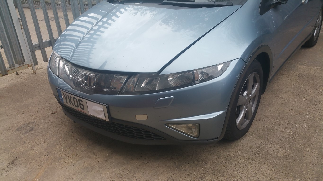 ref 28 honda civic 2.2 cdti diesel 2006 silver 5 door