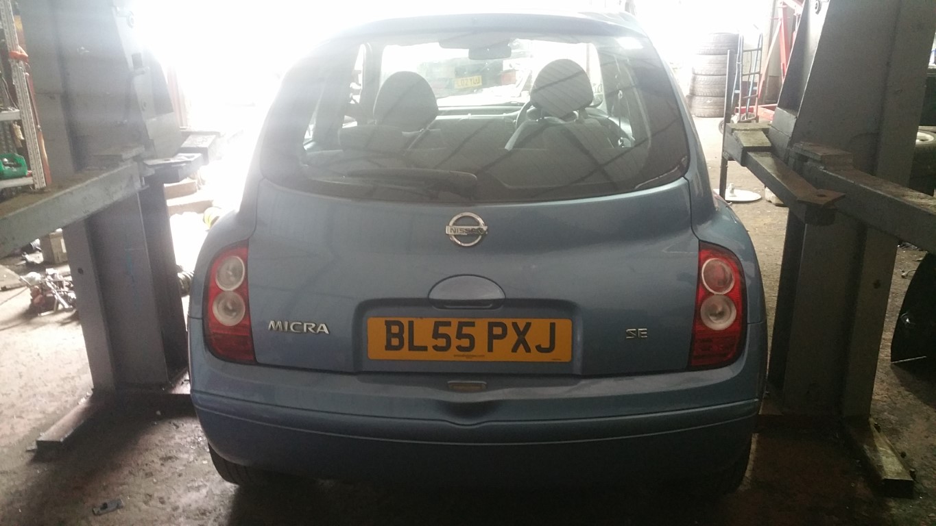 REF 32 NISSAN MICRA 2005 BLUE 1.2 CC PETROL 5 DOOR