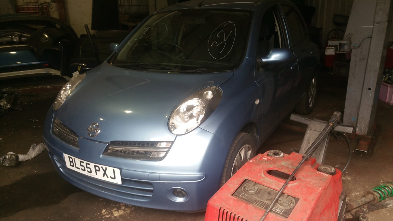 REF 32 NISSAN MICRA 2005 BLUE 1.2 CC PETROL 5 DOOR