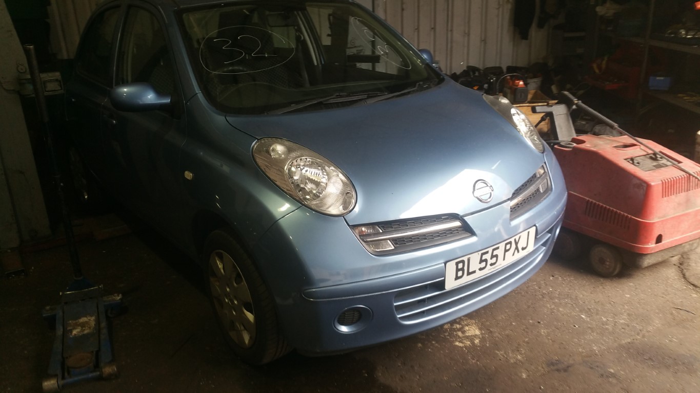 REF 32 NISSAN MICRA 2005 BLUE 1.2 CC PETROL 5 DOOR