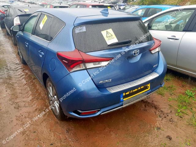 REF 339 TOYOTA AURIS HYBRID 1.8 PETROL 2017 MK2 BLUE