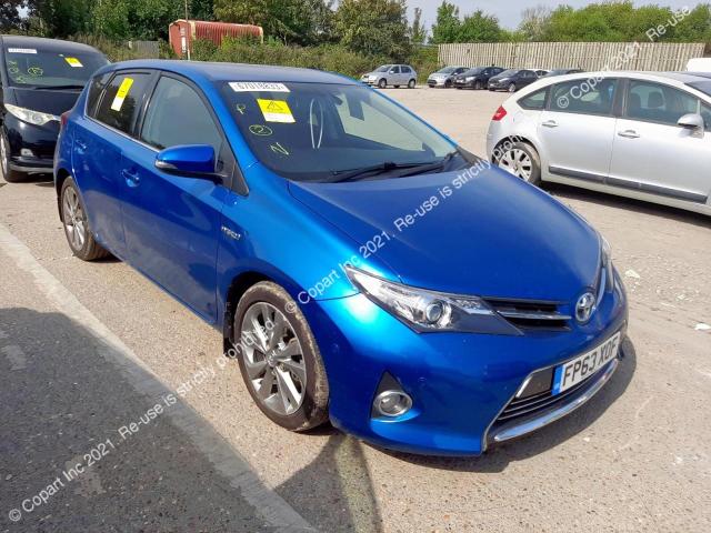 REF 337 TOYOTA AURIS HATCHBACK MK2 2014 1.8 PETROL HYBRID