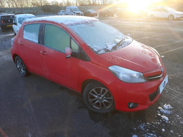 REF 408 TOYOTA YARIS 2013 63 MK3 RED 1.3 PETROL 6 SPEED MANUAL