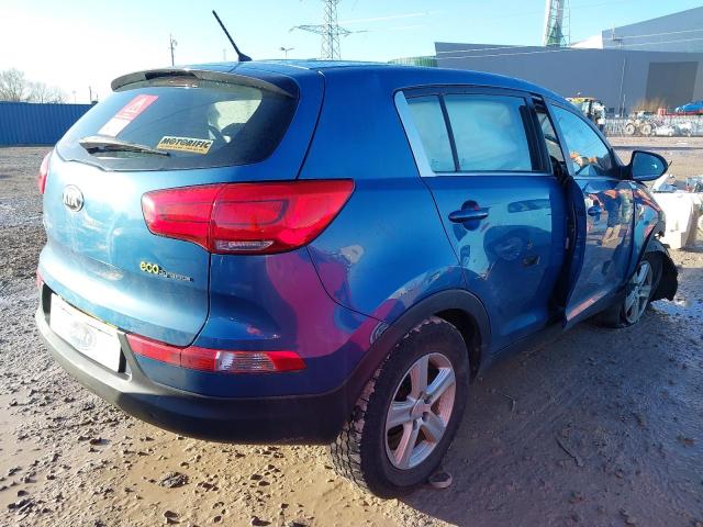 REF 418 KIA SPORTAGE CRDI 1 1.7 DIESEL 2014 MK1 BLUE 6SPD MANUAL